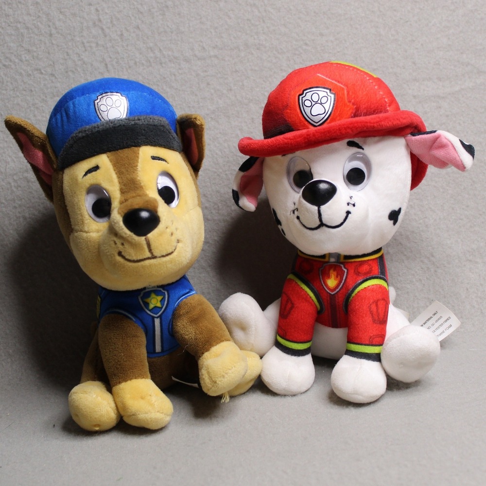 Gund Paw Patrol Plush Toy Unisexβ Small Multicolor Chase Marshall 2-Pack Stuffed